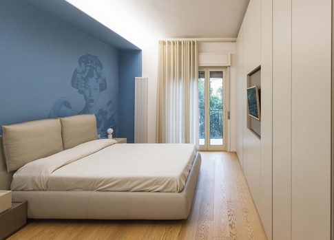 Camera da Letto in stile moderno di 20 di Lanzafame Marilena Architect