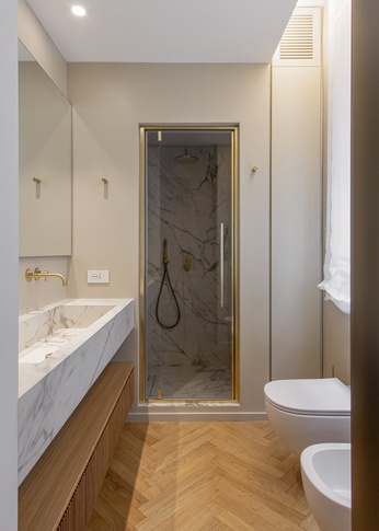 Bagno in stile contemporaneo di 5 di Ilaria Errigo Interior Design