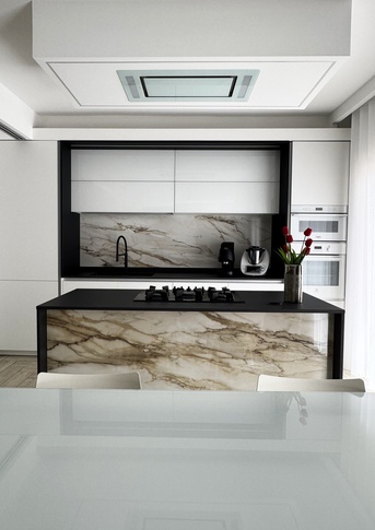 Open Space in stile minimal di 40 di IMA STUDIO Open Space in stile minimal di 40 di IMA STUDIO