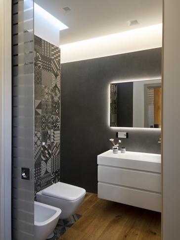 Bagno in stile moderno di 6 di L'AB_studio