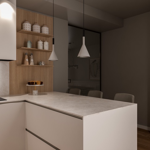 Cucina in stile contemporaneo di 15 di EasyRelooking srls