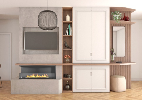 Open Space in stile moderno di 56 di Arcangelo Primato Open Space in stile moderno di 56 di Arcangelo Primato