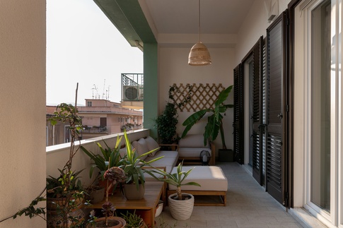 Balcone in stile contemporaneo di 21 di Giuseppe Falcone Architetto