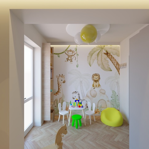 Cameretta Bambini in stile contemporaneo di 10 di SG Architetti