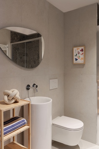 Bagno in stile contemporaneo di 3 di Alessia Provenzano architetto