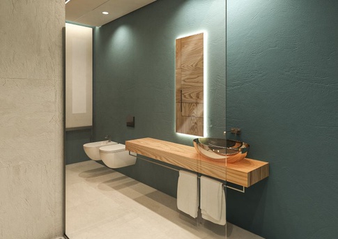 Bagno in stile moderno di 7 di MICHELE VOLPI STUDIO INTERIOR DESIGN