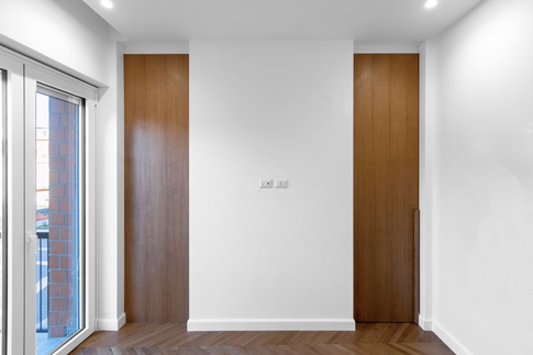 Camera da Letto in stile nordico di 14 di Esedra Sava Architetto Camera da Letto in stile nordico di 14 di Esedra Sava Architetto