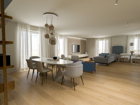 Soggiorno in stile contemporaneo di 50 di EasyRelooking srls