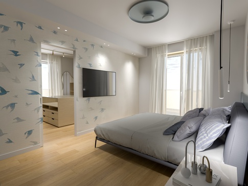 Camera da Letto in stile contemporaneo di 15 di EasyRelooking srls