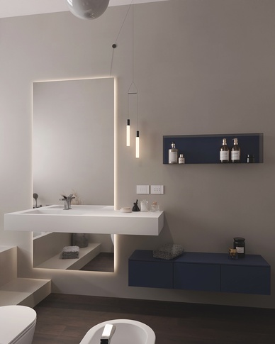 Bagno in stile minimal di 8 di Doppionodo Interior