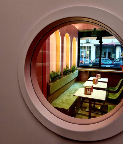 Open Space in stile pop art di 40 di Marila Fasulo Architetto Open Space in stile pop art di 40 di Marila Fasulo Architetto