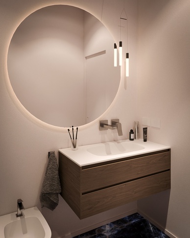 Bagno in stile minimal di 5 di Doppionodo Interior