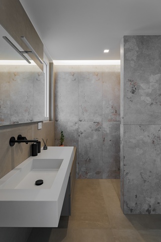 Bagno di Servizio in stile minimal di 5 di étimo studio