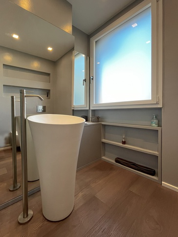 Bagno di Servizio in stile moderno di 3 di JFD Juri Favilli Design