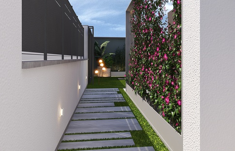 Giardino in stile eclettico di 180 di BLUSPACE