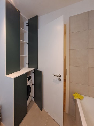 Bagno in stile moderno di 6 di Francesca Mori Architetto M1 Studio