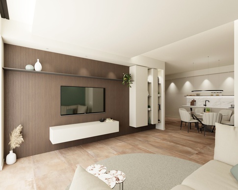 Open Space in stile contemporaneo di 40 di Francesca Boglio Architetto Open Space in stile contemporaneo di 40 di Francesca Boglio Architetto