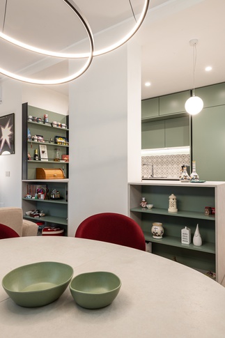 Open Space in stile contemporaneo di 35 di Chiara Brenca / Interior Designer & Color Consultant Open Space in stile contemporaneo di 35 di Chiara Brenca / Interior Designer & Color Consultant